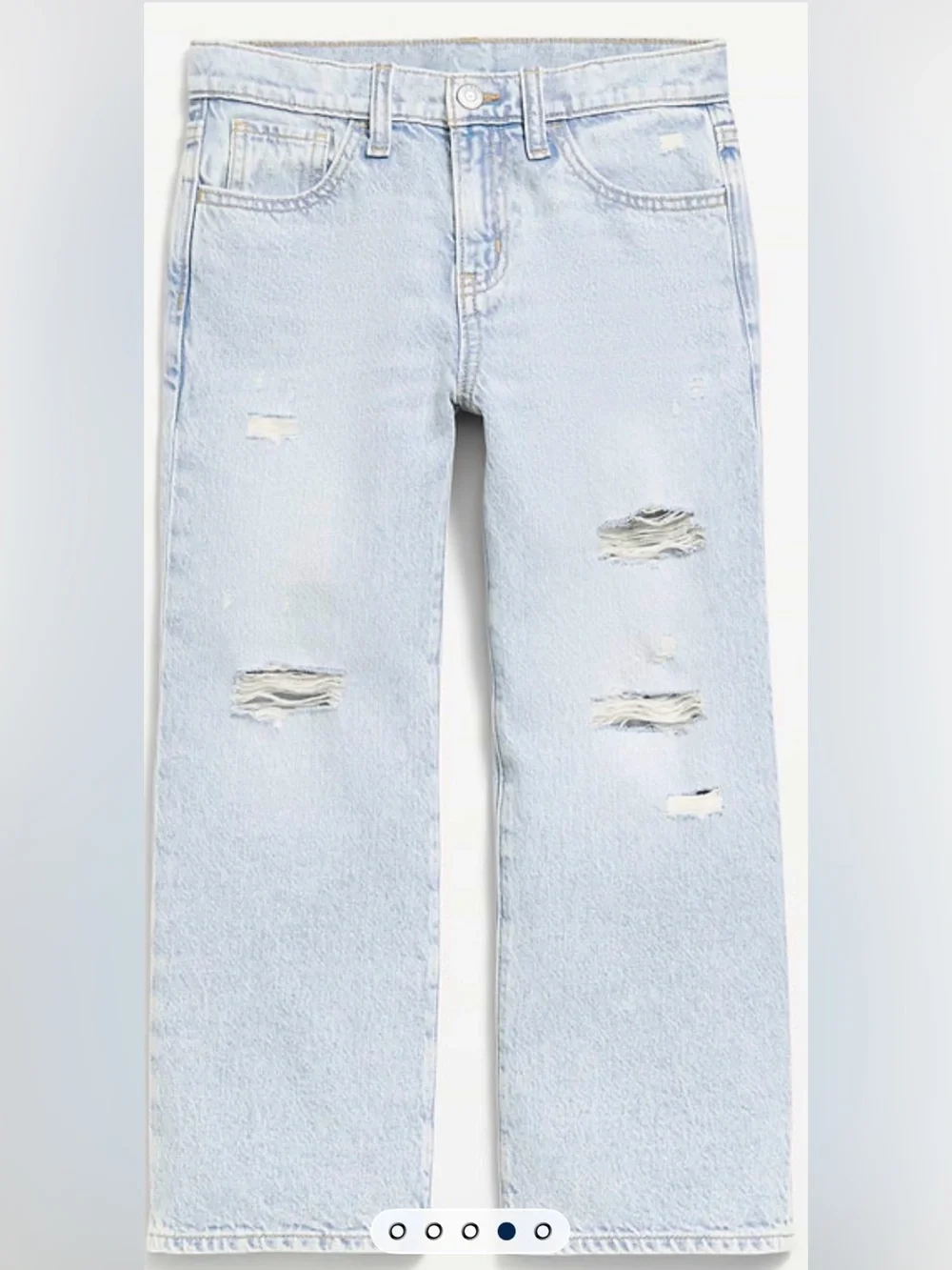 Old Navy Girls High Rise Baggy Wide Leg Jeans Size 10 NWT